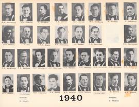 Composite photograph of the Faculty of Medicine - Class of 1940