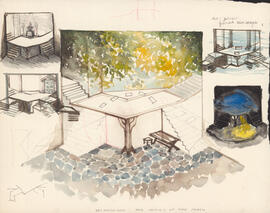 Set design for The Taming of the Shrew