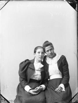 Photograph of Miss McKay and her friend