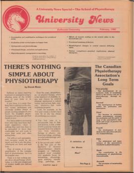 A University news special : the School of Physiotherapy