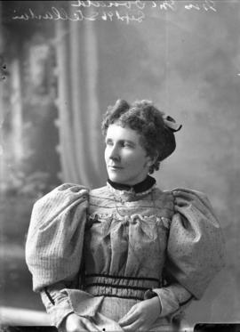 Photograph of Mrs. McDonald