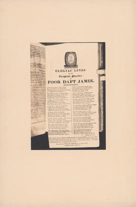 Poem of elegiac lines on the tragical murder of poor Daft Jamie