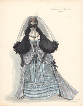 Costume design for unknown woman