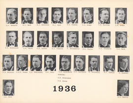 Composite Photograph of the Faculty of Medicine - Class of 1936