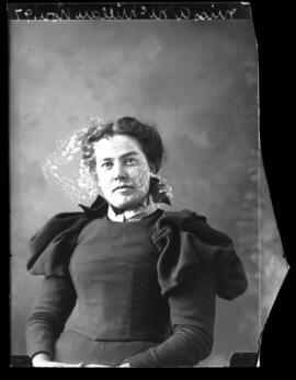Photograph of Miss A. McMillan