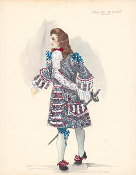 Costume design for Moliere at court