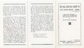 Dalhousie's Academic Ark : A Brief Pen Picture of the Centenary Celebration September 11-13, 1919...