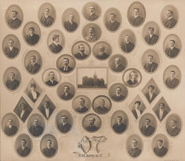 Composite photograph of Arts and Science Faculty and Class of 1907