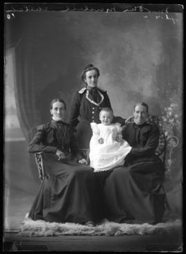 Photograph of Mrs. Dan Marshall and family
