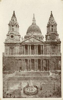 Postcard of the St. Paul's Cathedral, London