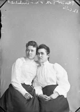 Photograph of Etta McLeod and Miss Archibald