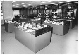 Photograph of a special collections display area