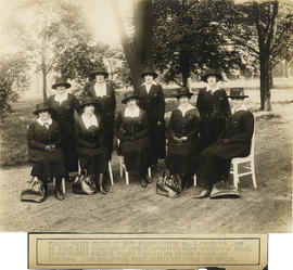 Photograph of Massachusetts-Halifax Health Commission, nurses of Health Centre No. 1