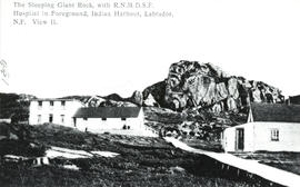 Photograph of The Sleeping Giant Rock with Royal National Mission Deep Sea Fishermen Hospital in ...