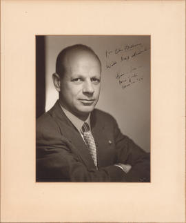 William Schuman : [autographed photograph]