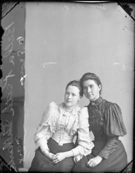 Photograph of Bella Keith and her friend