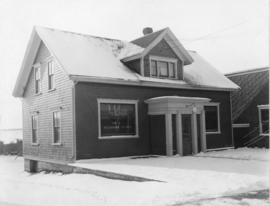 Photograph of the exterior of the front of the central office of the Prince Edward Island Telepho...