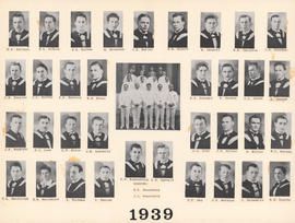 Composite photograph of the Faculty of Medicine - Class of 1939
