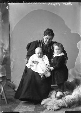Photograph of Mrs. Fergie and children