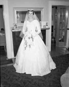 Photograph of Mrs. Bennett on her wedding day