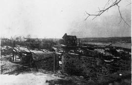 Photograph of an unidentified exterior shot after the Halifax Explosion