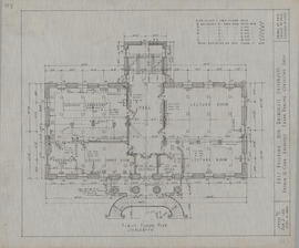 Arts building for Dalhousie University : first floor plan