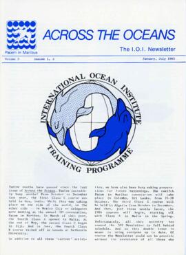 Across the oceans : the International Ocean Institute newsletter : [issues from volume 1 and volu...