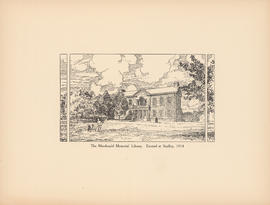 The Macdonald Memorial Library. Erected at Studley, 1914 : [print]