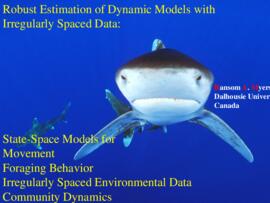 Robust estimation of dynamic models with irregularly spaced data: state-space models for movement...