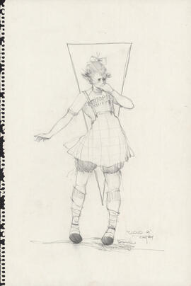 Costume design for Cathy