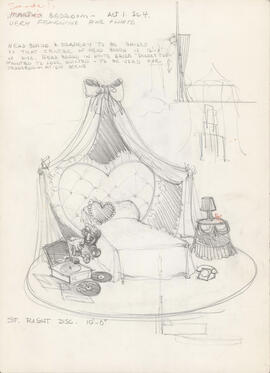 Sketch of Sandy's bedroom : Act I, scene IV