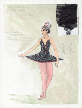 Costume design for the Black Swan