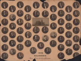 Photographic collage of the Dalhousie Senior Class of Arts and Science of 1906