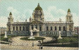 Postcard of the City Hall, Belfast
