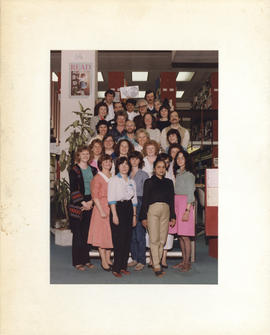 Photograph of the W.K. Kellogg Library Staff 1984