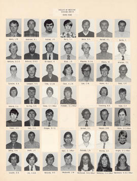 Composite photograph of the Faculty of Medicine - Third Year Class, 1972-1973 (Adams to MacKenzie)