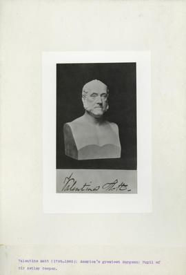 Photograph of Valentine Mott bust (1785-1858)