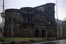 Photograph of the Porta Nigra from the side