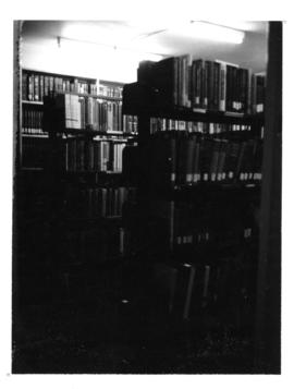 Photograph of the second floor book stacks in the Medical-Dental Library - 5963 College Street