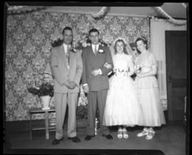 Photograph of Marilyn MacPherson's wedding party