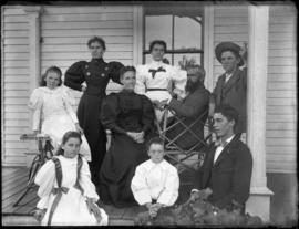 Photograph of Grey, A. B. or John McQueen and family