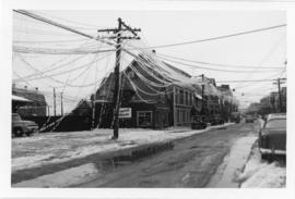 Photograph of Water street after an ice storm in Summerside Prince Edward Island