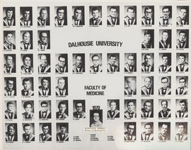Composite photograph of the Faculty of Medicine - Class of 1970
