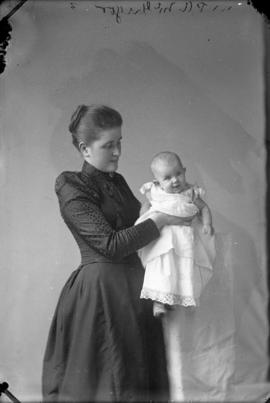 Photograph of Mrs. P. A. McGregor and baby