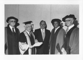 Photograph of 1979 honorary degree recipients