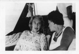 Photograph of Dorothy Johnston Killam with an unidentified woman