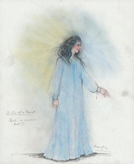 Costume design for Beth in a vision : Act II