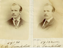Portraits of D.A. Campbell from the Medical Society of Nova Scotia