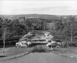Photograph of parking lot at Studley Campus, Dalhousie University