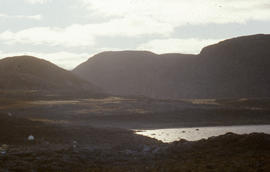Photograph of mountains near Cape Dorset, Northwest Territories